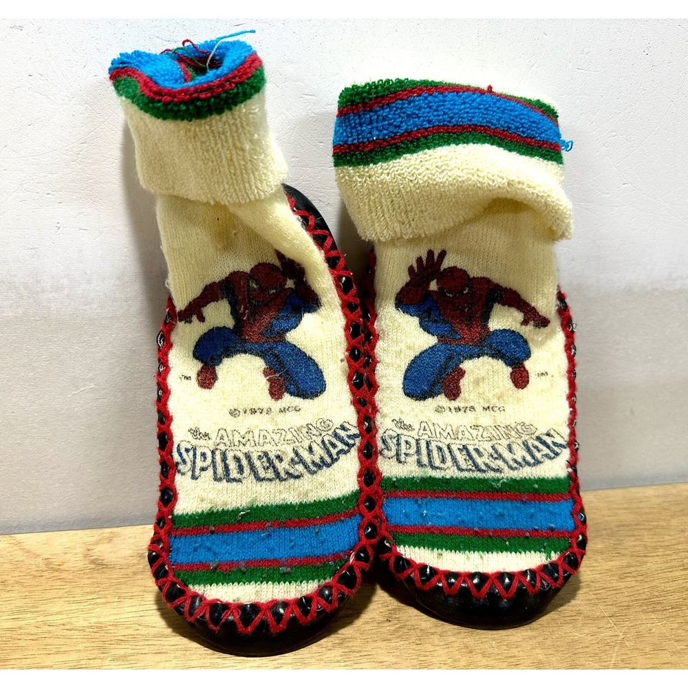 Vintage The Amazing Spider-Man 1978 Collectors Socks Marvel Rare Collectible